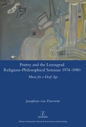 von Zitzewitz | Poetry and the Leningrad Religious-Philosophical Seminar 1974-1980 | Buch | 978-1-909662-92-6 | sack.de