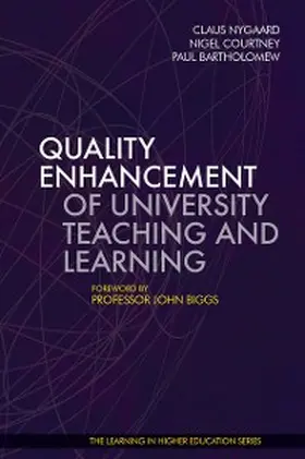 Nygaard / Courtney |  Quality Enhancement of University Teaching and Learning | eBook | Sack Fachmedien