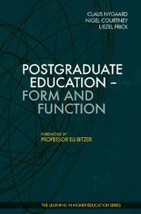 Nygaard / Courtney |  Postgraduate Education - Form and Function | eBook | Sack Fachmedien