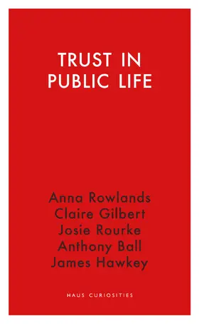 Gilbert / Rourke / Ball |  Trust in Public Life | Buch |  Sack Fachmedien
