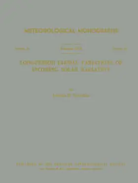 Vernekar |  Long-Period Global Variations of Incoming Solar Radiation | eBook | Sack Fachmedien