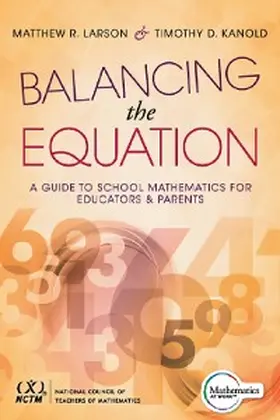 Larson / Kanold |  Balancing the Equation | eBook | Sack Fachmedien