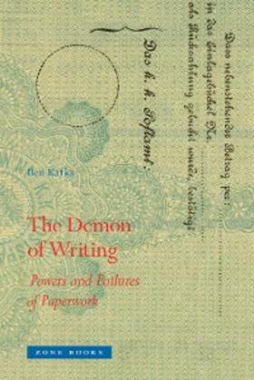 Kafka |  The Demon of Writing | eBook | Sack Fachmedien