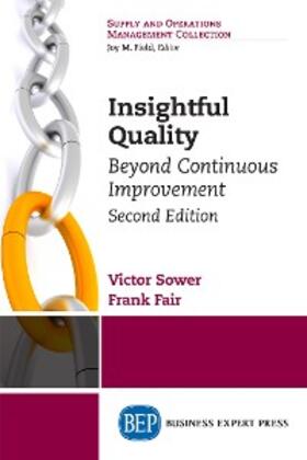 Sower / Fair |  Insightful Quality, Second Edition | eBook | Sack Fachmedien