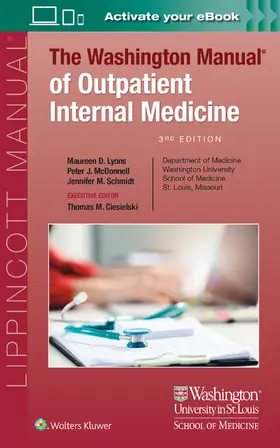 Schmidt / Lyons / McDonnell |  The Washington Manual of Outpatient Internal Medicine | Buch |  Sack Fachmedien