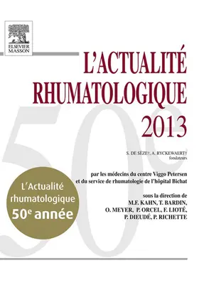 Kahn / Bardin / Dieudé |  L'actualité rhumatologique 2013 | eBook | Sack Fachmedien