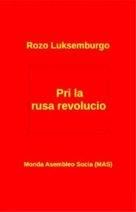 Luksemburgo |  Pri la rusa revolucio | eBook | Sack Fachmedien
