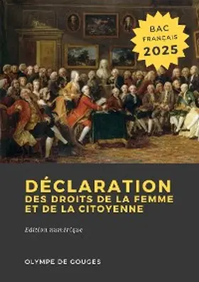 de Gouges |  Déclaration des droits de la femme et de la citoyenne | eBook | Sack Fachmedien