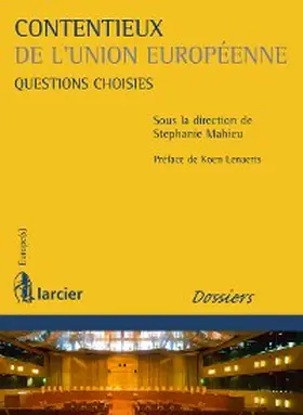 Mahieu |  Contentieux de l'Union européenne | eBook | Sack Fachmedien