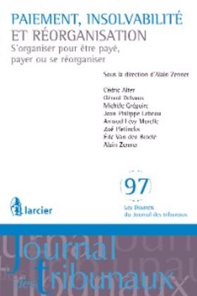 Alter / Delvaux / Grégoire |  Paiement, insolvabilité et réorganisation | eBook | Sack Fachmedien