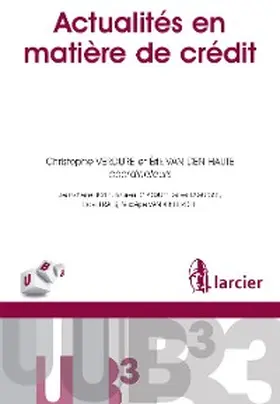 Buyle / Cloquet / Laguesse |  Actualités en matière de crédit | eBook | Sack Fachmedien