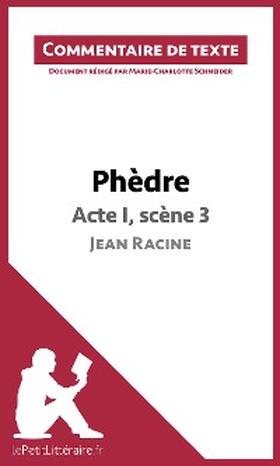 Schneider |  Phèdre de Racine - Acte I, scène 3 | eBook | Sack Fachmedien