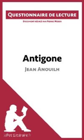 Weber |  Antigone de Jean Anouilh | eBook | Sack Fachmedien
