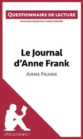 Meurée |  Le Journal d'Anne Frank | eBook | Sack Fachmedien