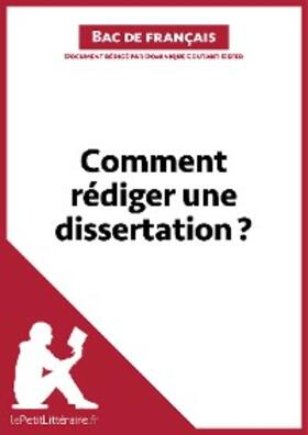 Coutant-Defer |  Comment rédiger une dissertation? (Fiche de cours) | eBook | Sack Fachmedien