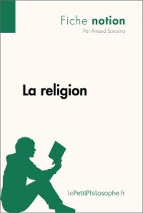 Sorosina |  La religion (Fiche notion) | eBook | Sack Fachmedien