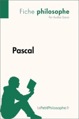 Garon |  Pascal (Fiche philosophe) | eBook | Sack Fachmedien