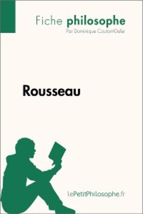 Coutant-Defer |  Rousseau (Fiche philosophe) | eBook | Sack Fachmedien