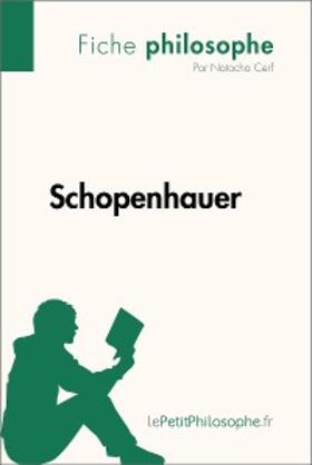 Cerf |  Schopenhauer (Fiche philosophe) | eBook | Sack Fachmedien