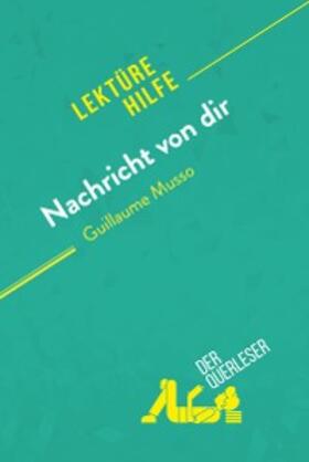 Coutant-Defer |  Nachricht von dir von Guillaume Musso (Lektürehilfe) | eBook | Sack Fachmedien