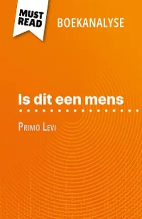 Randal |  Is dit een mens van Primo Levi (Boekanalyse) | eBook | Sack Fachmedien