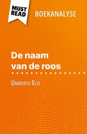 Mathot |  De naam van de roos van Umberto Eco (Boekanalyse) | eBook | Sack Fachmedien