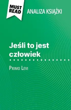 Randal |  Jesli to jest czlowiek ksiazka Primo Levi (Analiza ksiazki) | eBook | Sack Fachmedien
