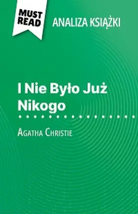 Pinaud |  I Nie Bylo Juz Nikogo ksiazka Agatha Christie (Analiza ksiazki) | eBook | Sack Fachmedien