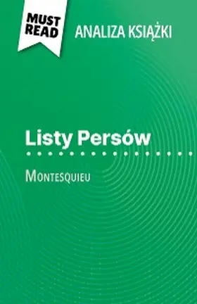 Lhoste |  Listy Persów ksiazka Montesquieu (Analiza ksiazki) | eBook | Sack Fachmedien