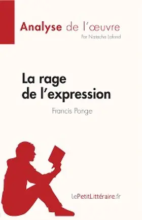 Lafond |  La rage de l'expression de Francis Ponge (Fiche de lecture) | eBook | Sack Fachmedien