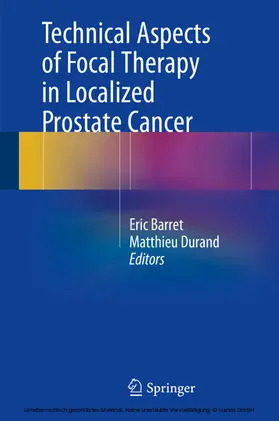 Barret / Durand |  Technical Aspects of Focal Therapy in Localized Prostate Cancer | eBook | Sack Fachmedien