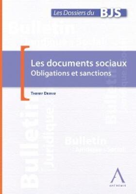 Driesse |  Les documents sociaux dans l'entreprise | eBook | Sack Fachmedien