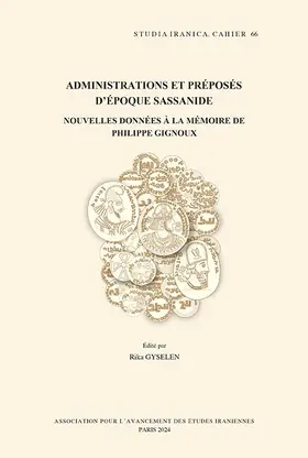 Gyselen |  Administrations et préposés d'époque sassanide | Buch |  Sack Fachmedien