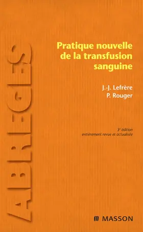 Lefrère / Rouger |  Pratique nouvelle de la transfusion sanguine | eBook | Sack Fachmedien