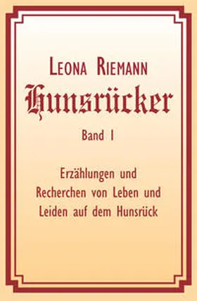 Riemann |  Hunsrücker Band 1 | Buch |  Sack Fachmedien
