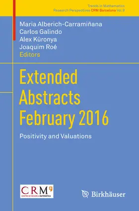 Alberich-Carramiñana / Galindo / Küronya |  Extended Abstracts February 2016 | eBook | Sack Fachmedien