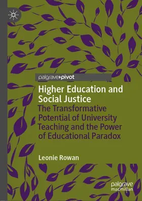 Rowan |  Higher Education and Social Justice | Buch |  Sack Fachmedien