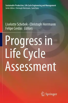 Schebek / Cerdas / Herrmann |  Progress in Life Cycle Assessment | Buch |  Sack Fachmedien