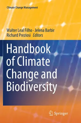 Leal Filho / Barbir / Preziosi |  Handbook of Climate Change and Biodiversity | Buch |  Sack Fachmedien
