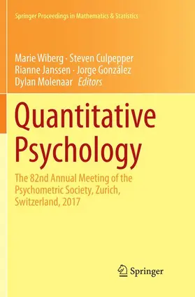 Wiberg / Culpepper / Molenaar |  Quantitative Psychology | Buch |  Sack Fachmedien