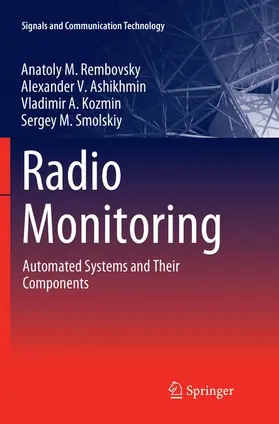 Rembovsky / Smolskiy / Ashikhmin |  Radio Monitoring | Buch |  Sack Fachmedien