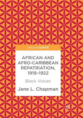Chapman |  African and Afro-Caribbean Repatriation, 1919-1922 | Buch |  Sack Fachmedien