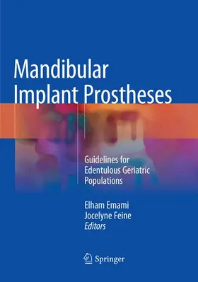 Feine / Emami | Mandibular Implant Prostheses | Buch | 978-3-030-10023-0 | sack.de