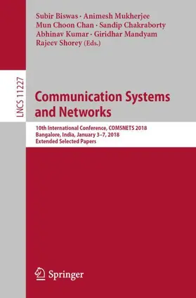 Biswas / Mukherjee / Chan |  Communication Systems and Networks | Buch |  Sack Fachmedien
