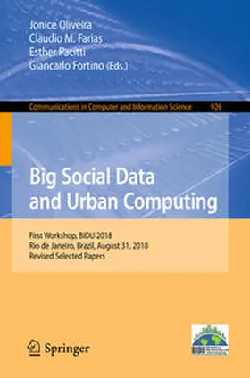 Oliveira / Farias / Pacitti | Big Social Data and Urban Computing | E-Book | sack.de