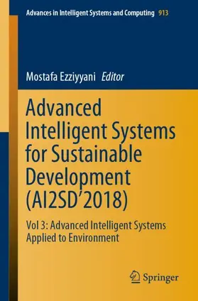 Ezziyyani |  Advanced Intelligent Systems for Sustainable Development (AI2SD'2018) | Buch |  Sack Fachmedien