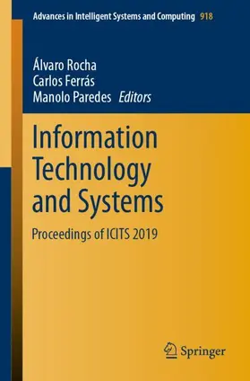 Rocha / Paredes / Ferrás |  Information Technology and Systems | Buch |  Sack Fachmedien