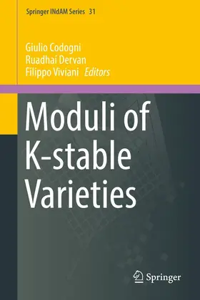 Codogni / Dervan / Viviani | Moduli of K-stable Varieties | E-Book | sack.de