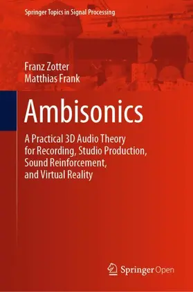 Frank / Zotter |  Ambisonics | Buch |  Sack Fachmedien