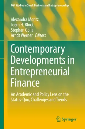 Moritz / Block / Golla |  Contemporary Developments in Entrepreneurial Finance | eBook | Sack Fachmedien